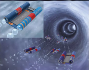 微型電子機器人通過射出雙噴射氣泡實現移動 微型電子機器人通過射出雙噴射氣泡實現移動