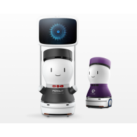 花生引領廣告機器人 擎朗機器人 全自主商用服務機器人