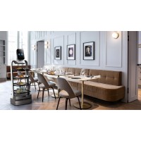 招財(cái)豹送餐機(jī)器人 無(wú)人配送餐廳機(jī)器人