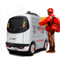 京東快遞無人配送車