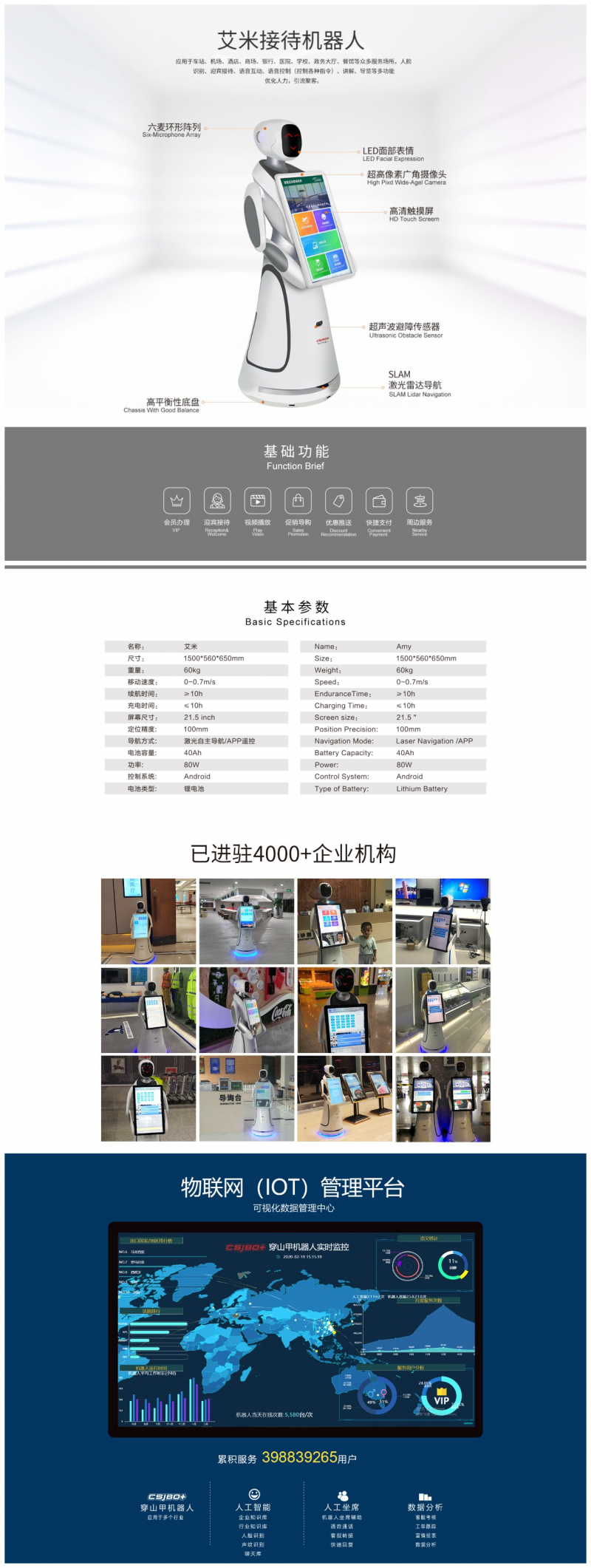 穿山甲迎賓機器人