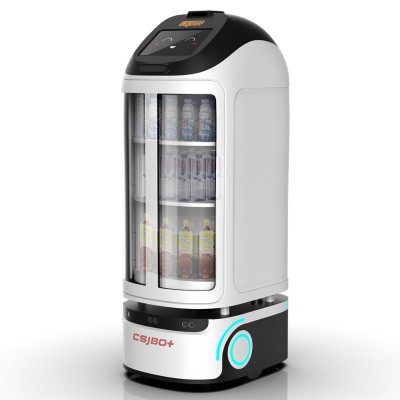 穿山甲酒店配送機器人  自主乘坐電梯 自主避障 自動回沖