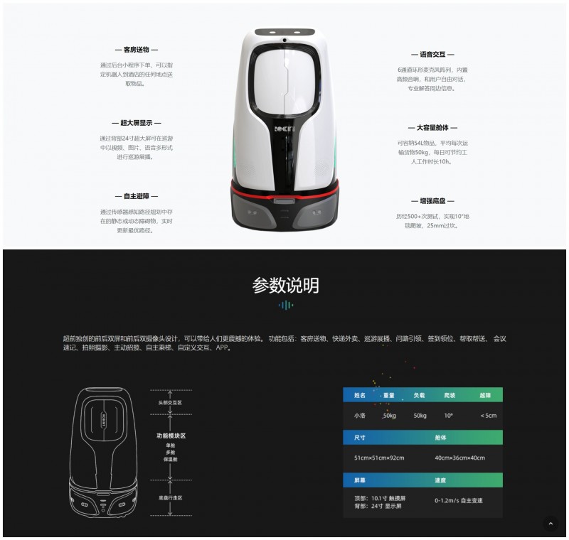 隔離酒店配送機器人