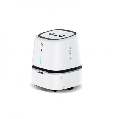 智能配送機(jī)器人 無人配送自主乘電梯 洛必德機(jī)器人